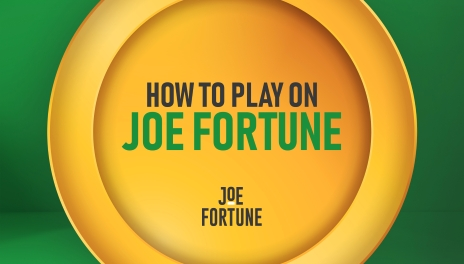 Create a Joe Fortune Account